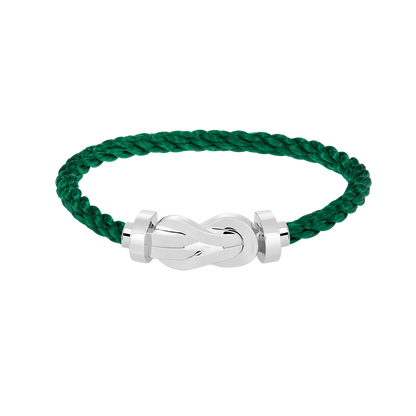 [AuraEcho]CHANCE LARGE 8 FIGURE BUCKLE NO DIAMOND BRACELET SILVER
