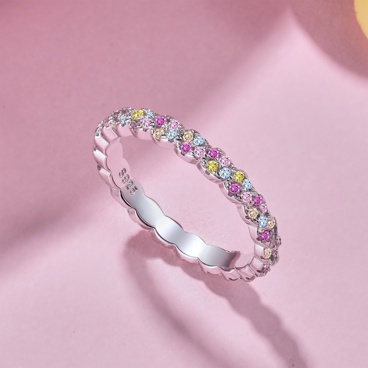 [AuraEcho]Dainty Ebullient Round Cut Daily Ring