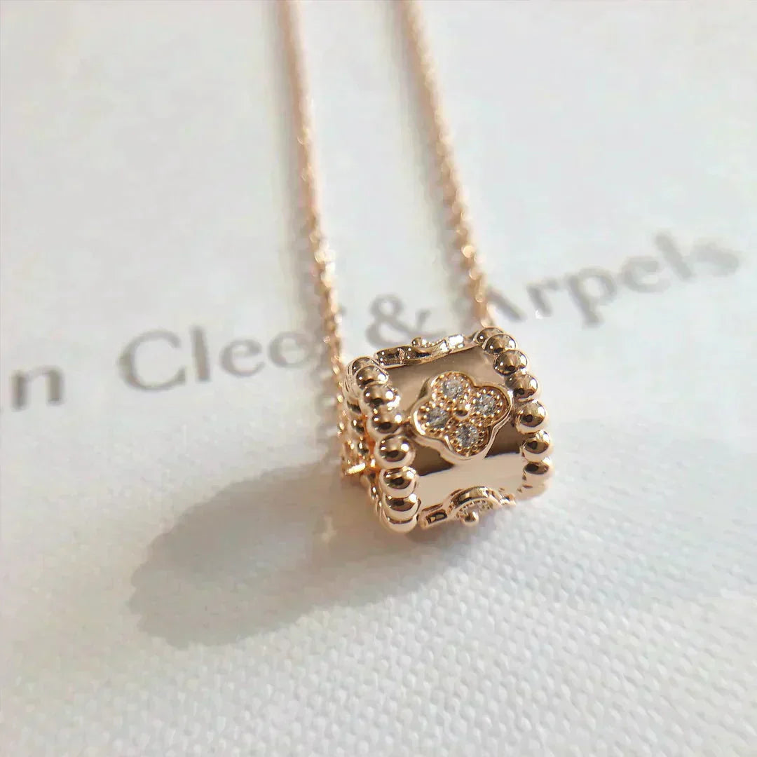 [AuraEcho]PERLEE PEDANT NECKLACE GOLD / ROSE GOLD