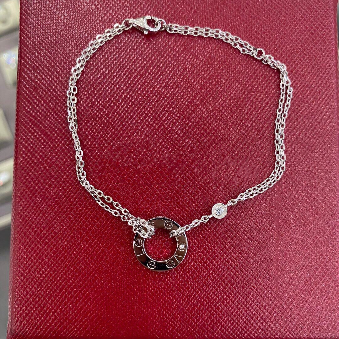 [AuraEcho]LOVE BRACELET 2 DIAMOND