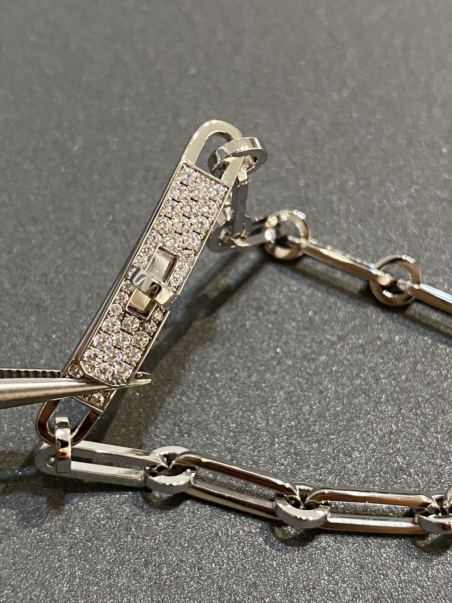 [AuraEcho]CHAINE BRACELET SMALL MODEL DIAMOND
