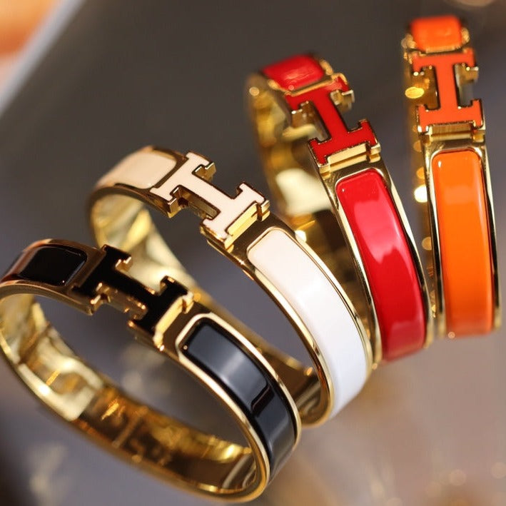 [AuraEcho]H BRACELET 12MM GOLD
