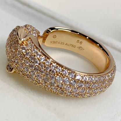 [AuraEcho]PANTHERE PINK GOLD DIAMOND RING