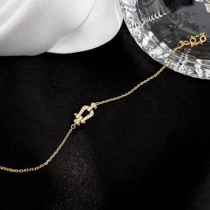 [AuraEcho]FORCE 10 FULL DIAMOND BUCKLE CHAIN LINK MINI MODEL