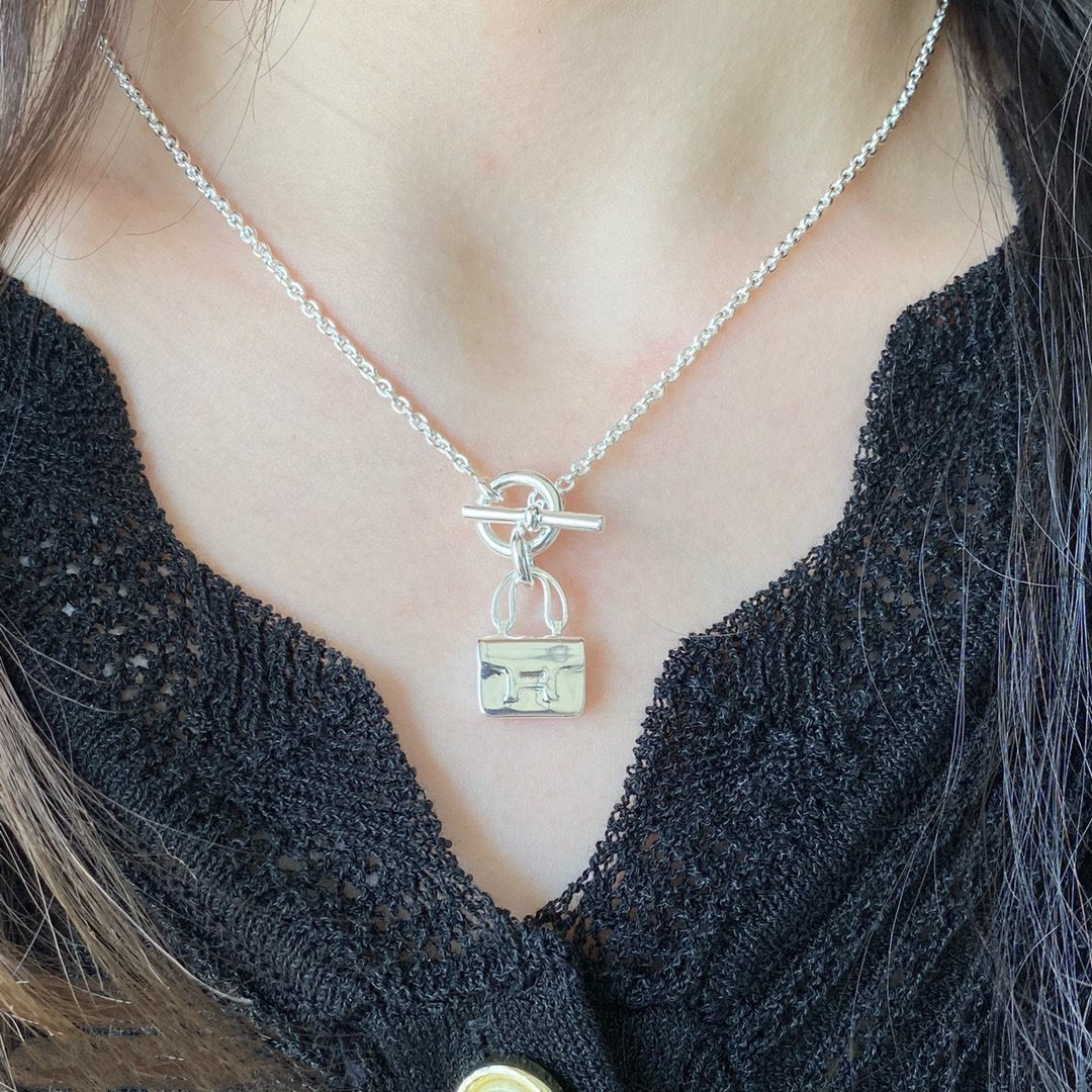 [AuraEcho]CONSTANCE PEDANT SILVER NECKLACE