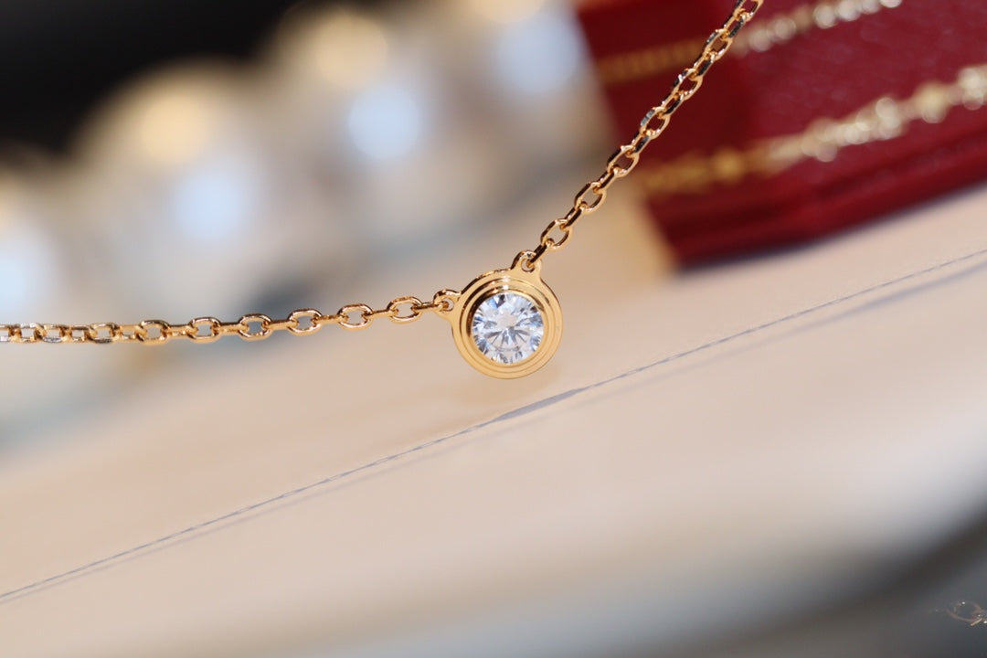 [AuraEcho]DAMOUR DIAMOND NECKLACE