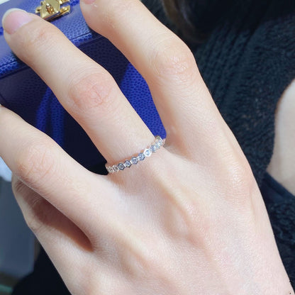 [AuraEcho]BEE LOVE DIAMOND PAVED SMALL RING