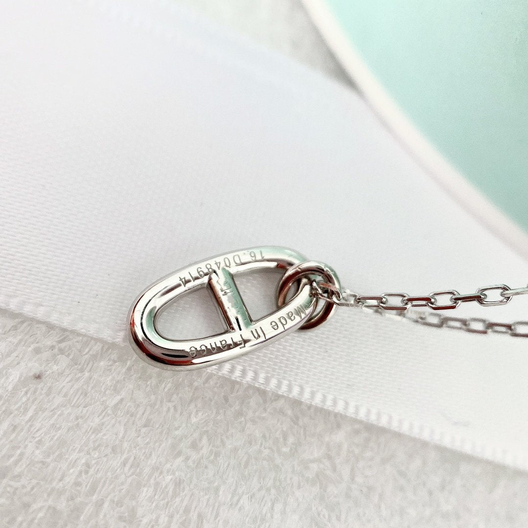 [AuraEcho]HM PIG NOSE NECKLACE