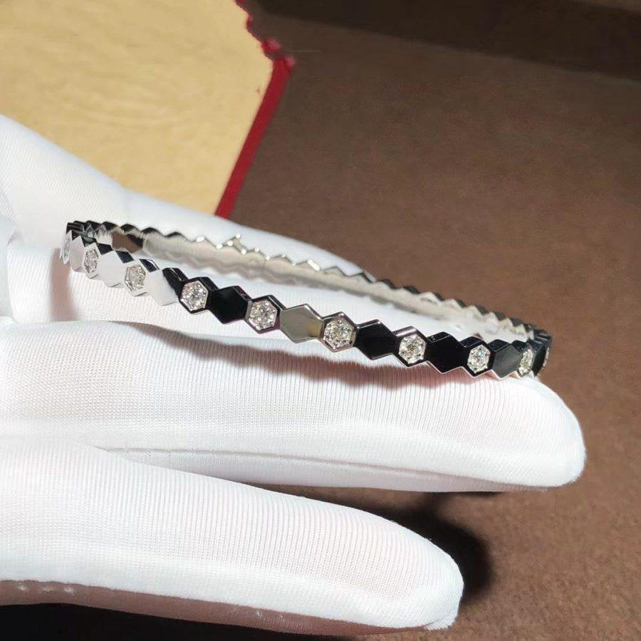 [AuraEcho]BEE LOVE SILVER DIAMOND BRACELET