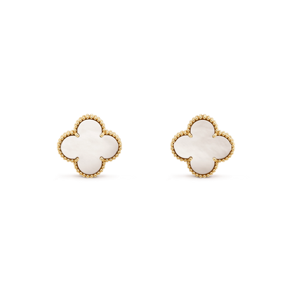 [AuraEcho]CLOVER MINI GOLD EARRINGS